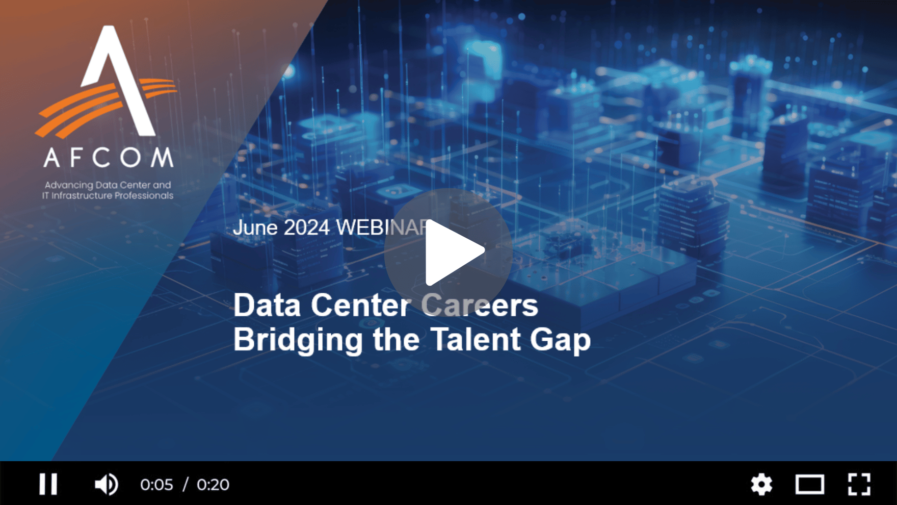 AFCOM Webinar - Data Center Careers: Bridging the Talent Gap