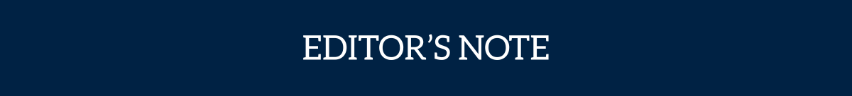 Editor's Note